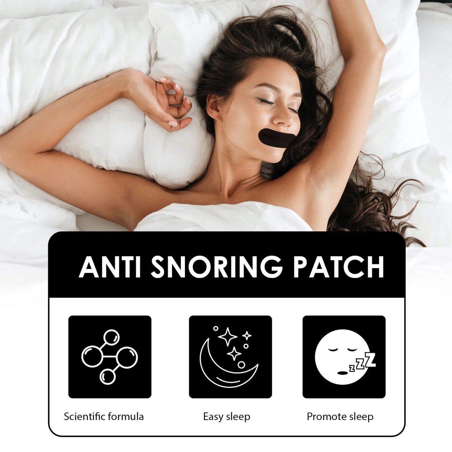 SilentSleep Mouth Tape – Stop Snoring & Breathe Better Overnight